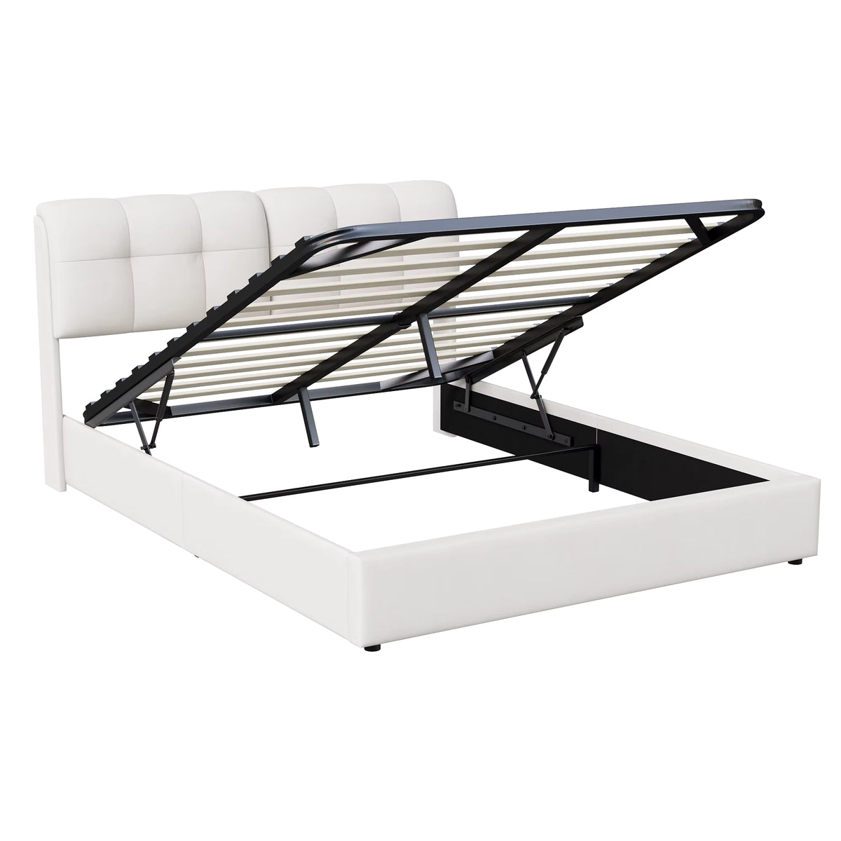 Lit Coffre 160x200cm hydraulique & LED