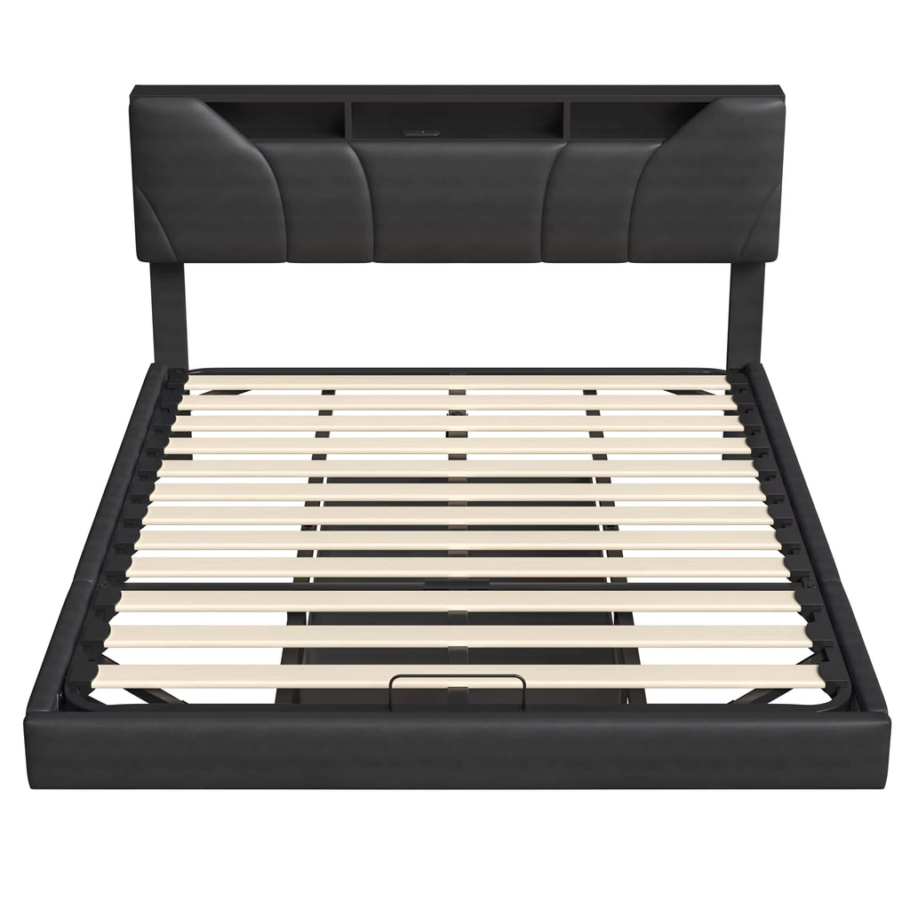 Lit Coffre Flottant LED & USB