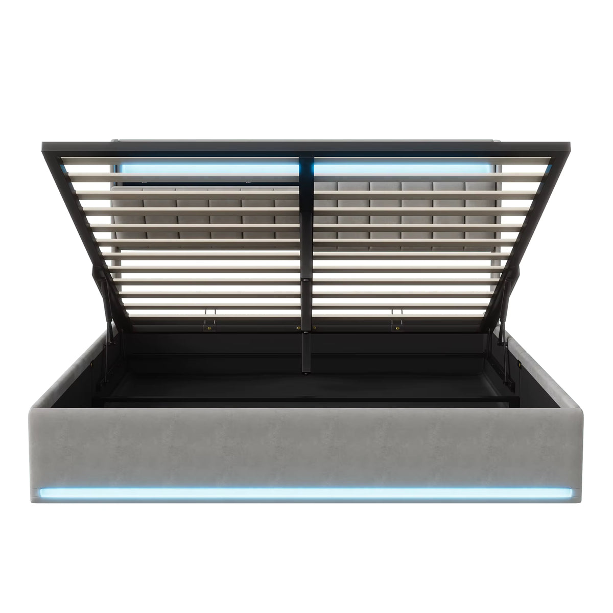 Lit Coffre 140x200cm LED et USB