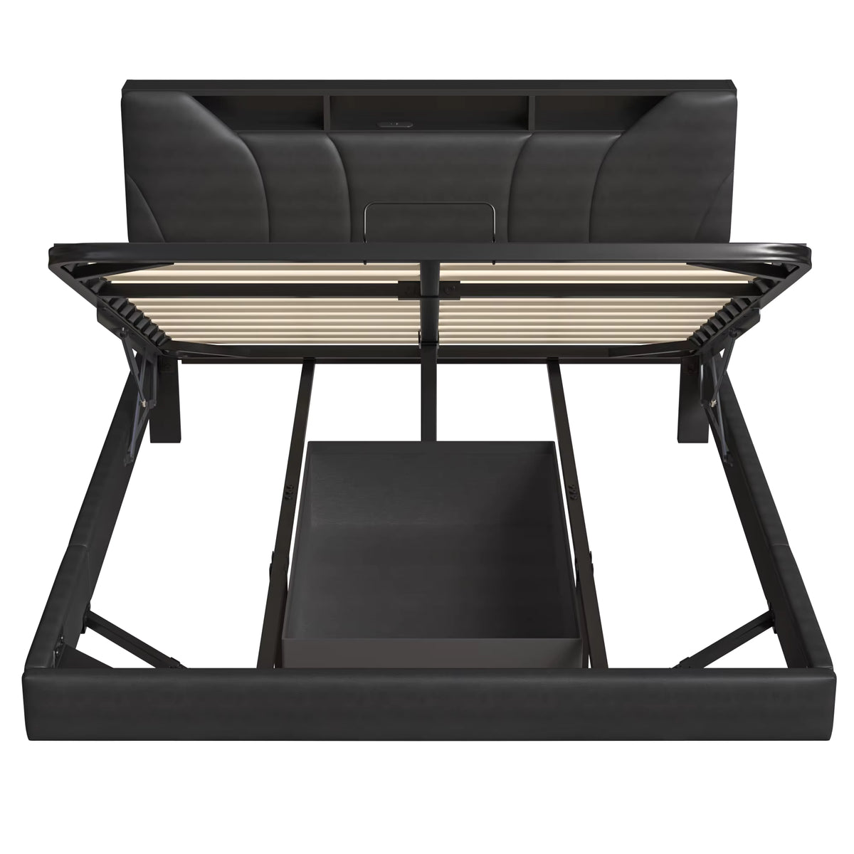 Lit Coffre Flottant LED & USB